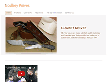 Tablet Screenshot of godbeyknives.com